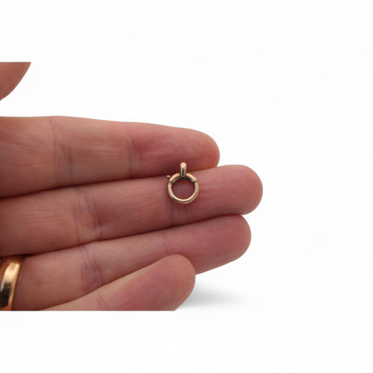 Antique 9ct Yellow Gold Bolt Clasp