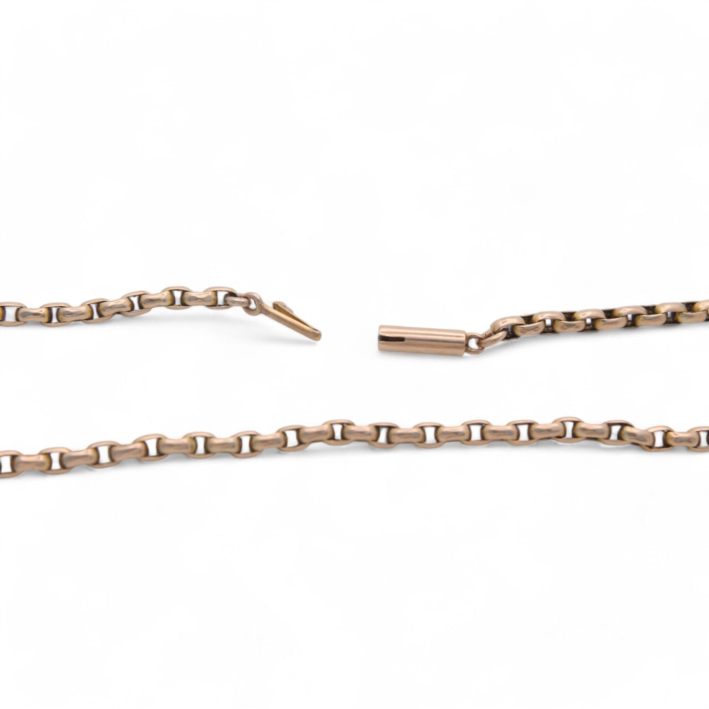 Antique 15ct Gold Cable Link Necklace, 19.25"