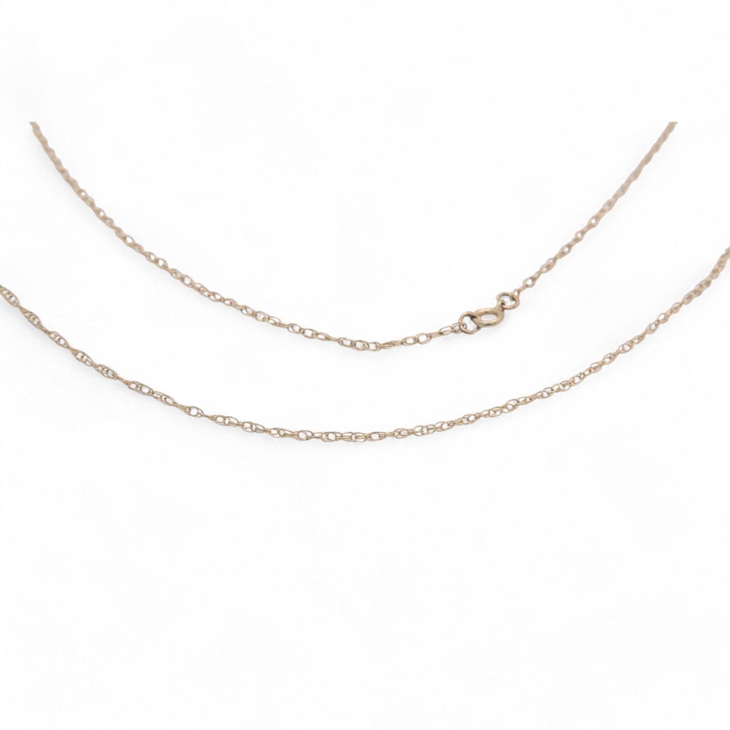 Vintage 9ct Gold Prince Of Wales Necklace Chain