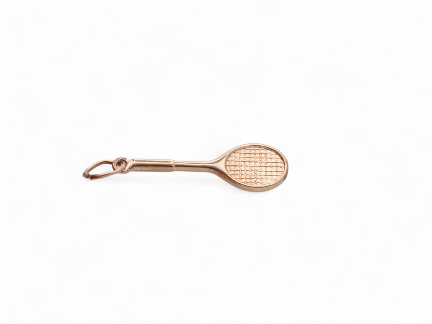 Vintage 9ct Gold Tennis Racket Charm