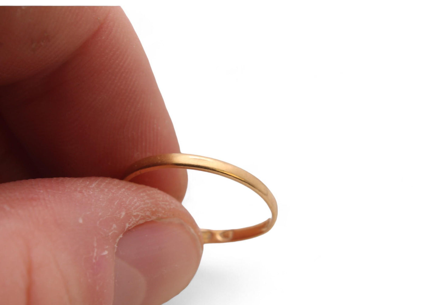 Antique 22ct Gold Wedding Ring, 1862