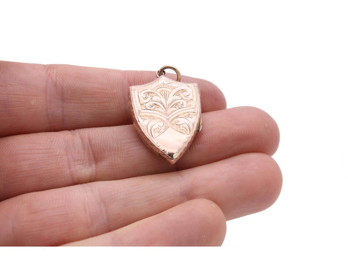 Antique 9ct Gold Shield Locket