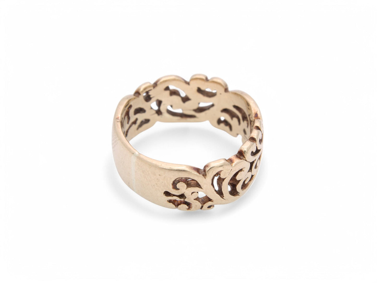 Vintage 9ct Gold Floral Ring