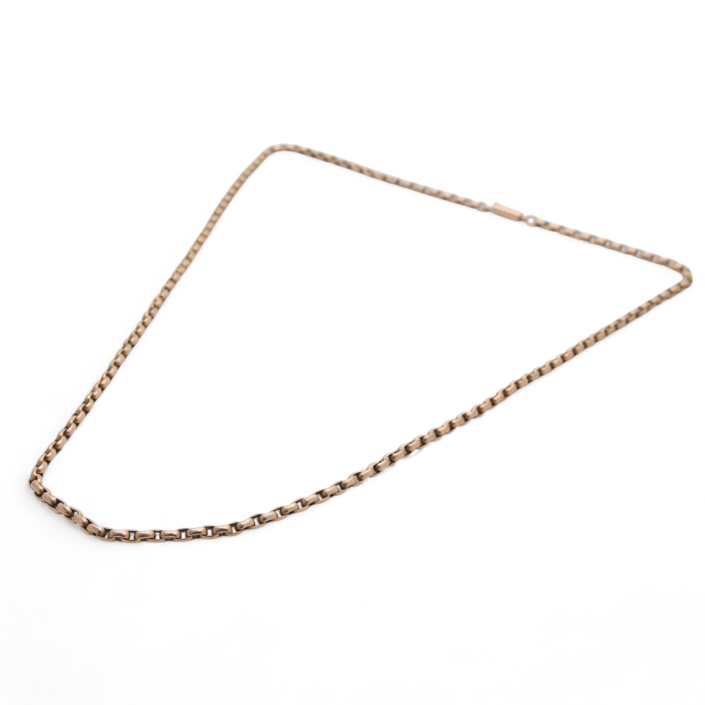 Antique 15ct Gold Cable Link Necklace, 19.25"