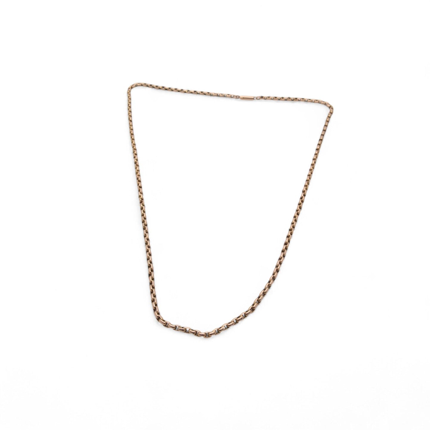 Antique 15ct Gold Cable Link Necklace, 19.25"