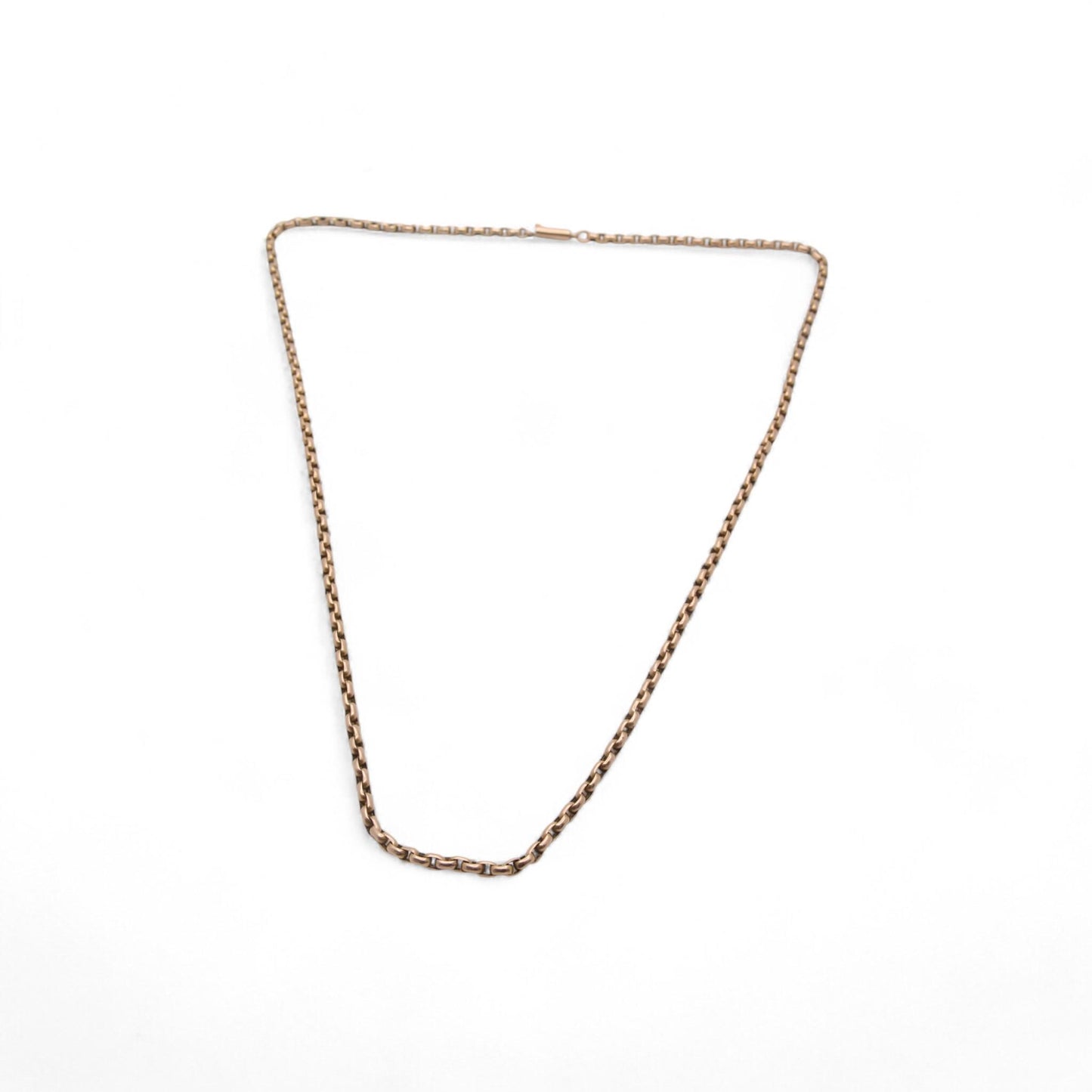 Antique 15ct Gold Cable Link Necklace, 19.25"