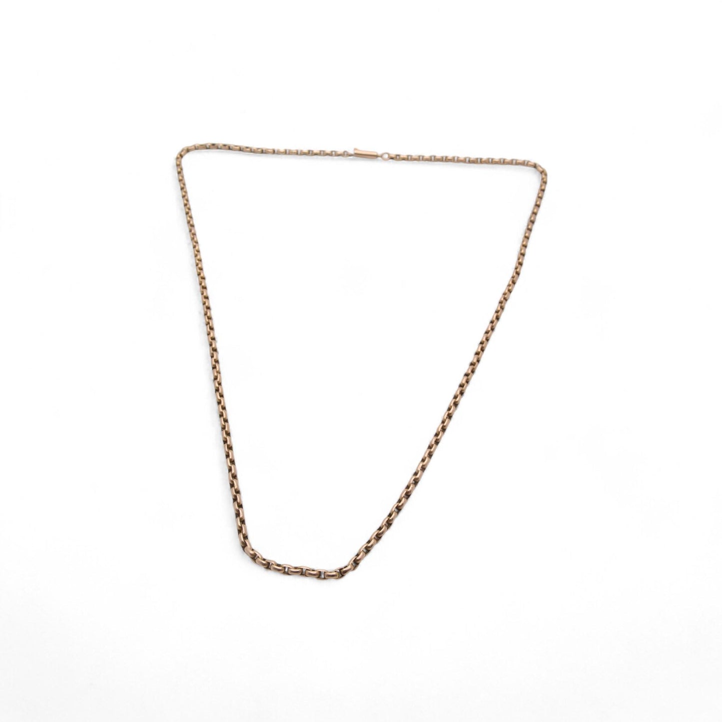 Antique 15ct Gold Cable Link Necklace, 19.25"