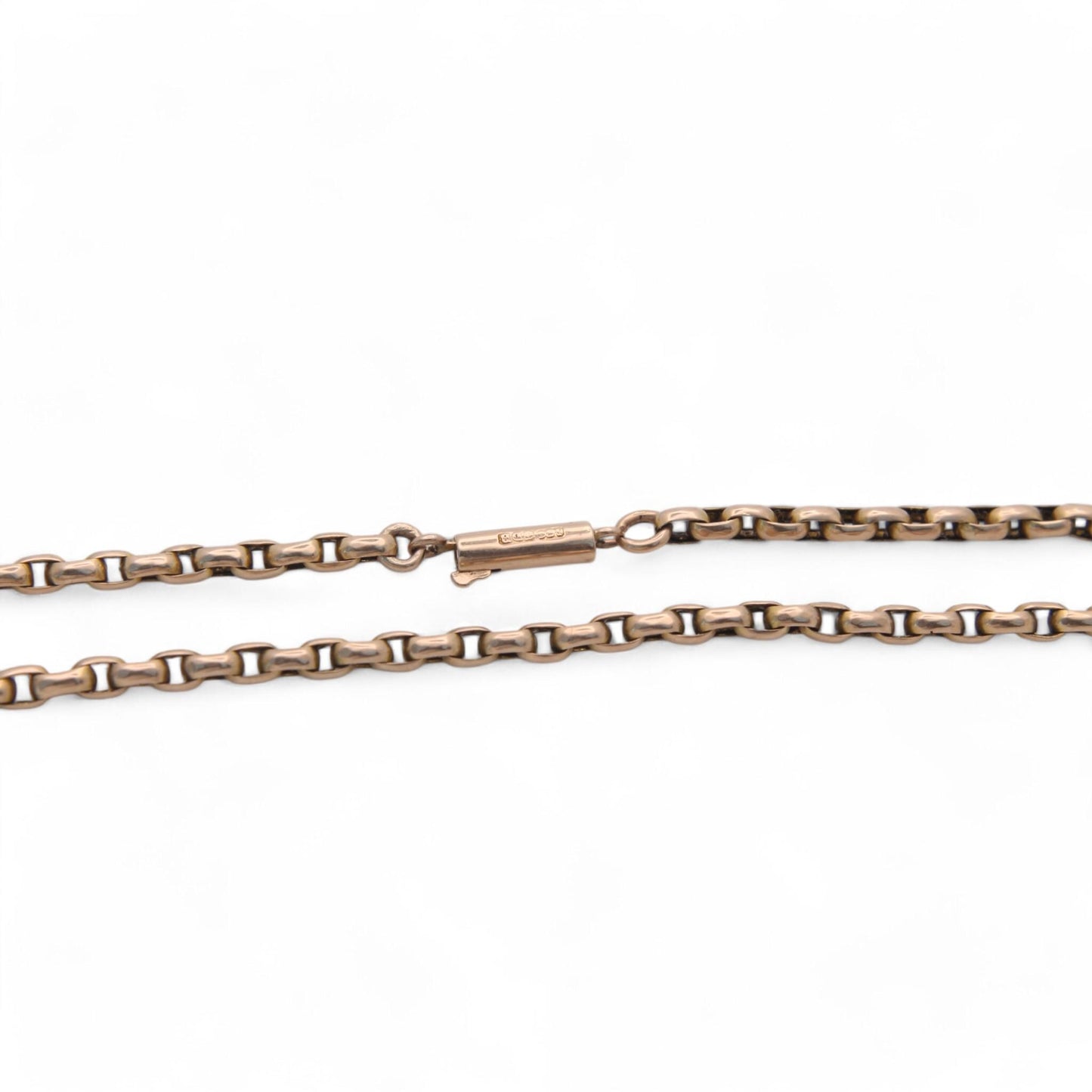 Antique 15ct Gold Cable Link Necklace, 19.25"