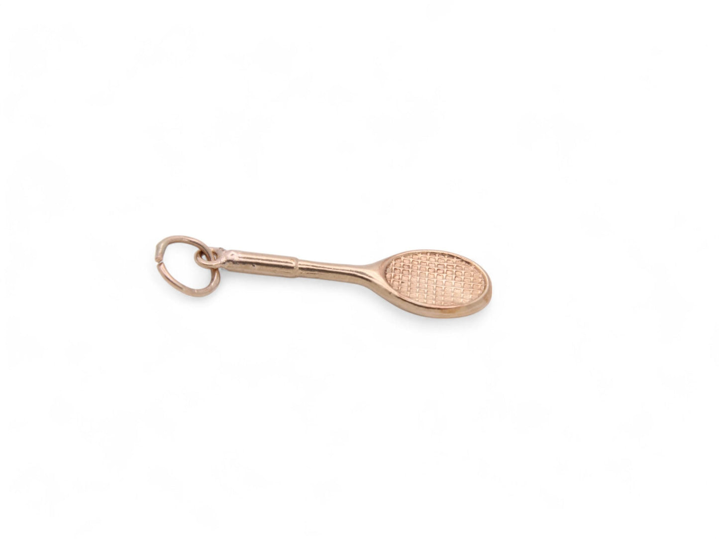 Vintage 9ct Gold Tennis Racket Charm