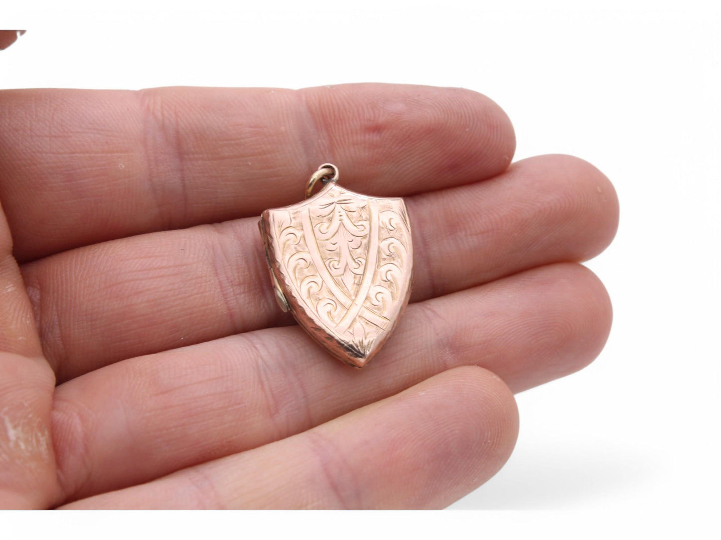 Antique 9ct Gold Shield Locket