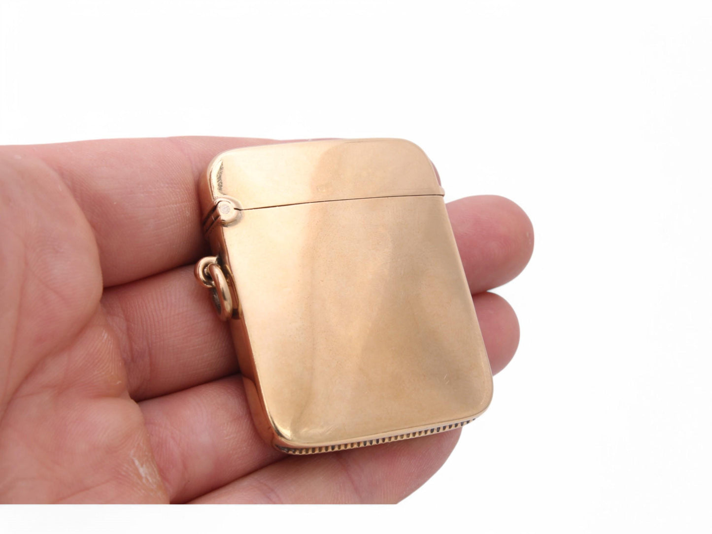 Antique 9ct Gold Vesta Case, Deakin & Francis