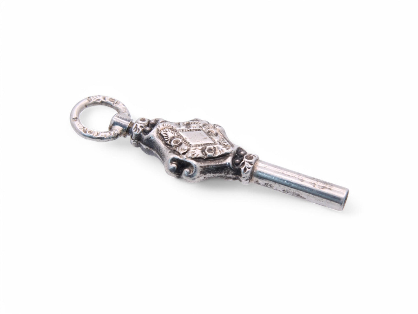 Antique Sterling Silver Watch Key