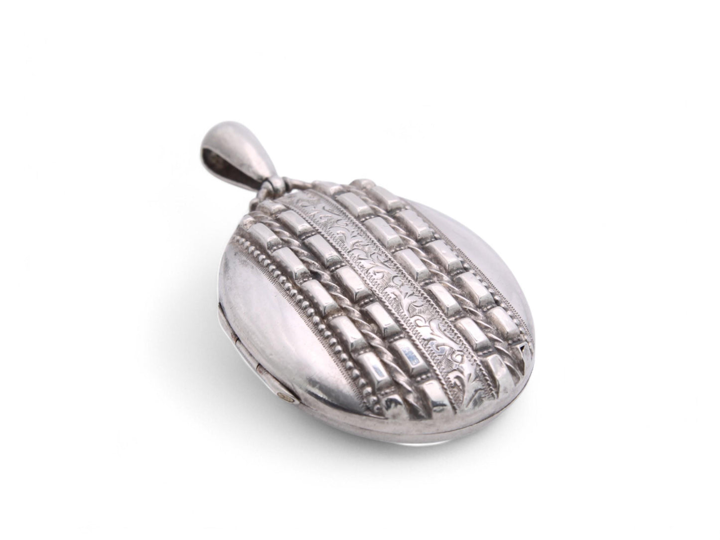 Antique Sterling Silver Decorative Locket