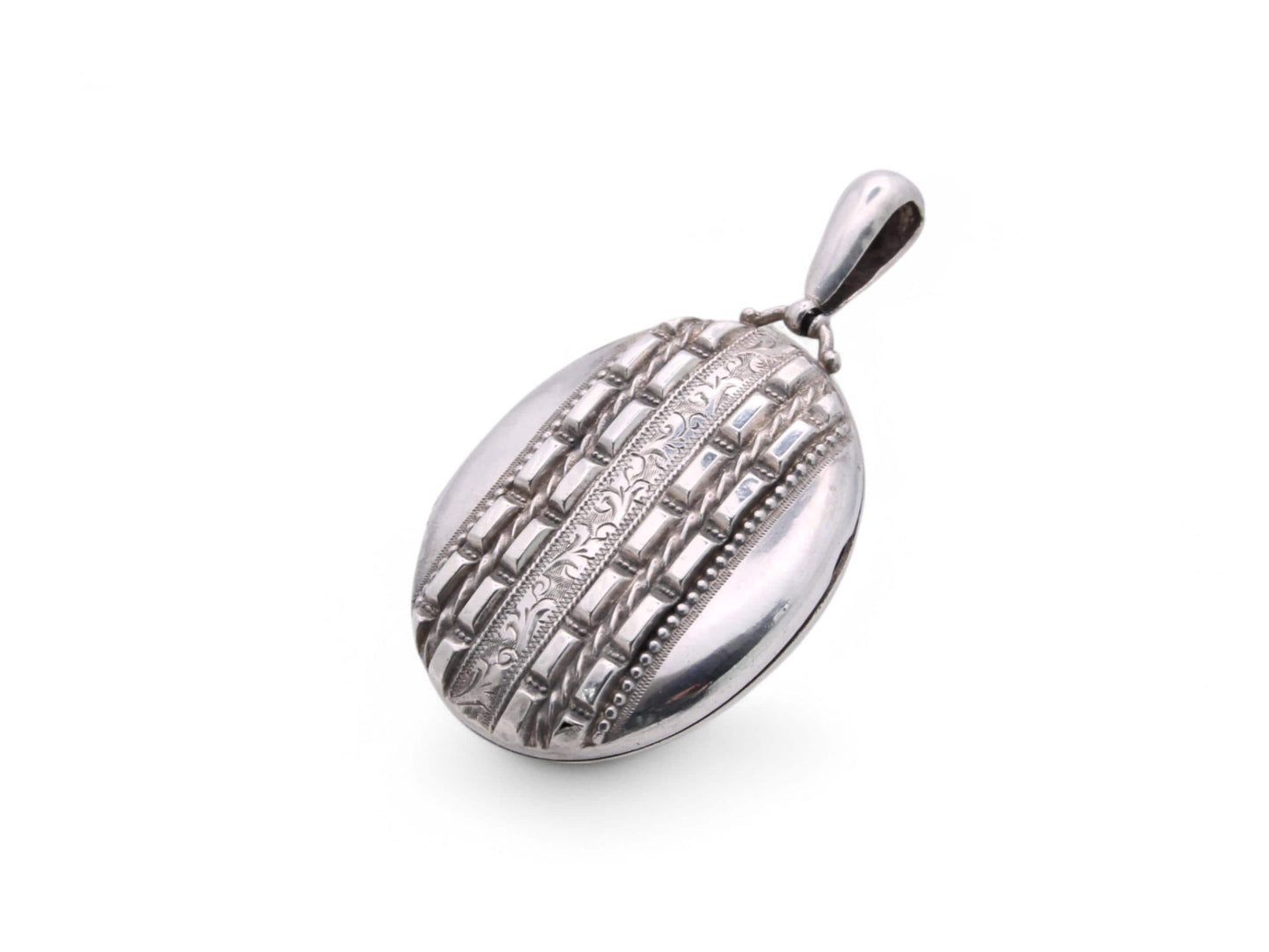 Antique Sterling Silver Decorative Locket