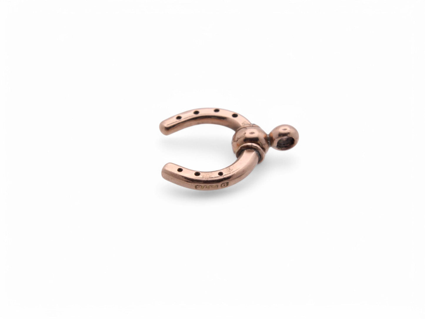 Antique 9ct Gold Lucky Horseshoe Charm
