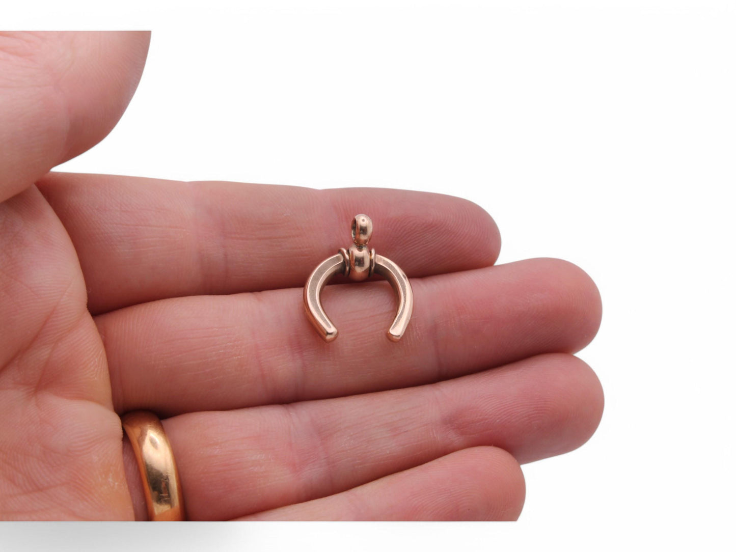 Antique 9ct Gold Lucky Horseshoe Charm