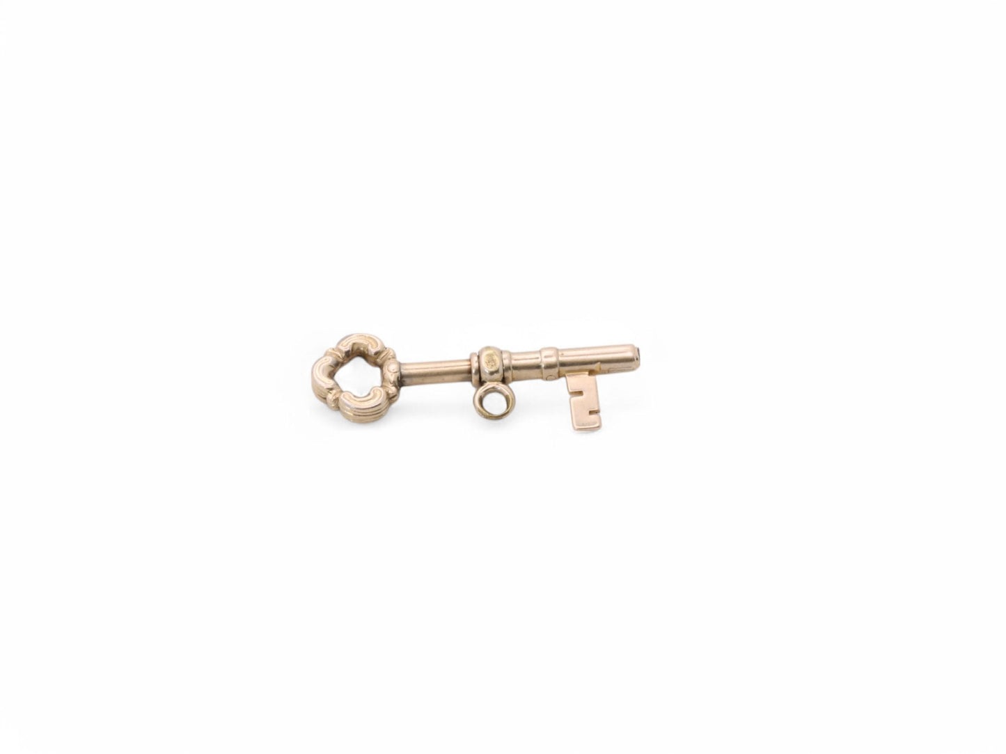 Antique 9ct Gold Propelling Watch Key Pendant