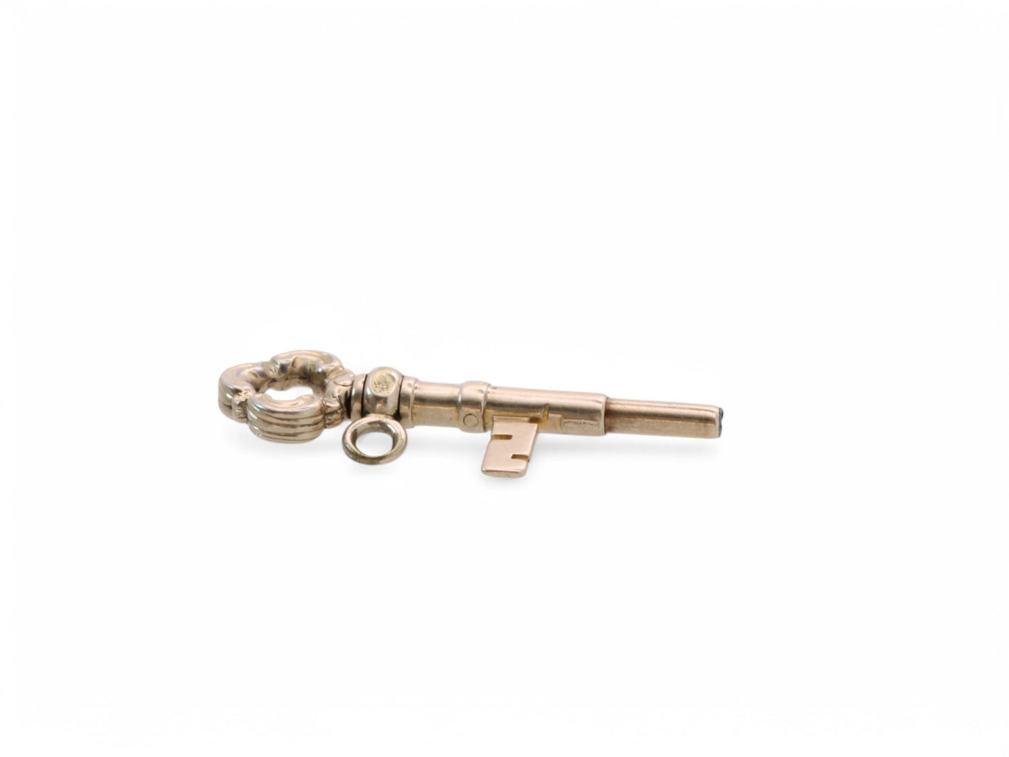 Antique 9ct Gold Propelling Watch Key Pendant
