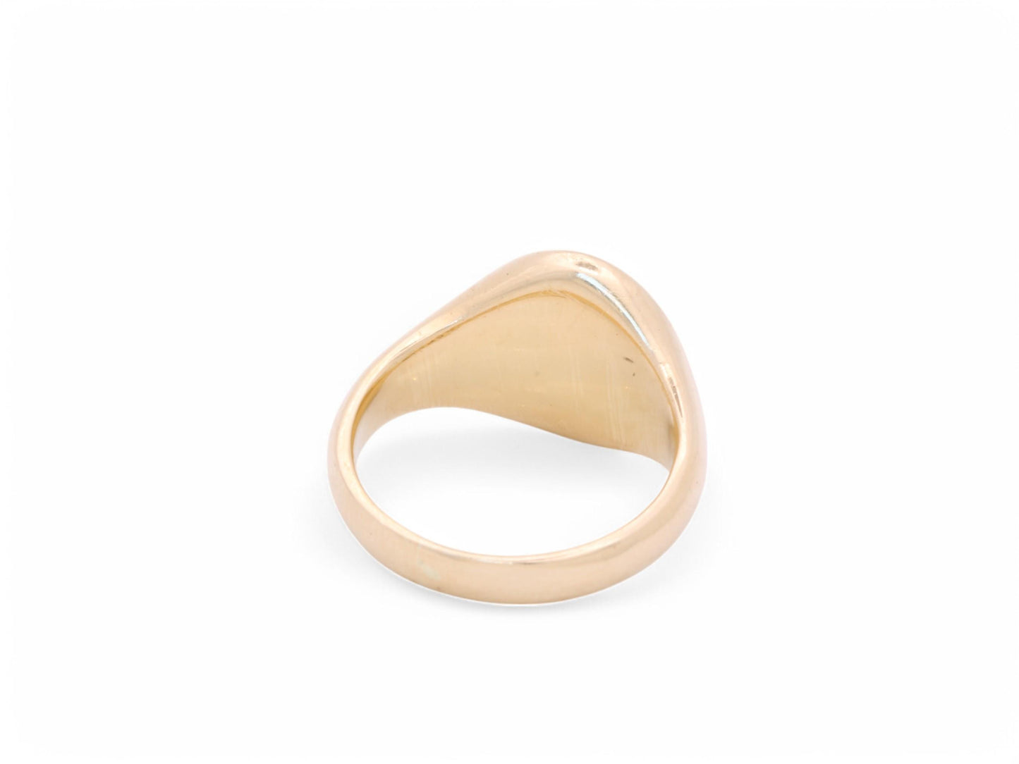 Antique 18ct Gold Intaglio Coat Of Arms Wolf Crest Signet Ring, 1873