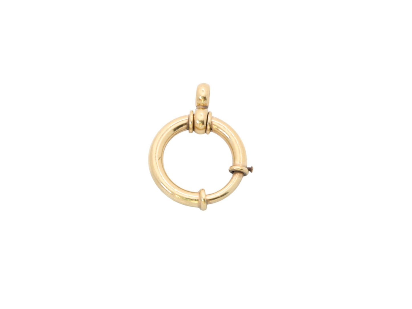 Antique-Large-9ct-Rolled-Gold-Bolt-Spring-Clasp-Ring,-22mm