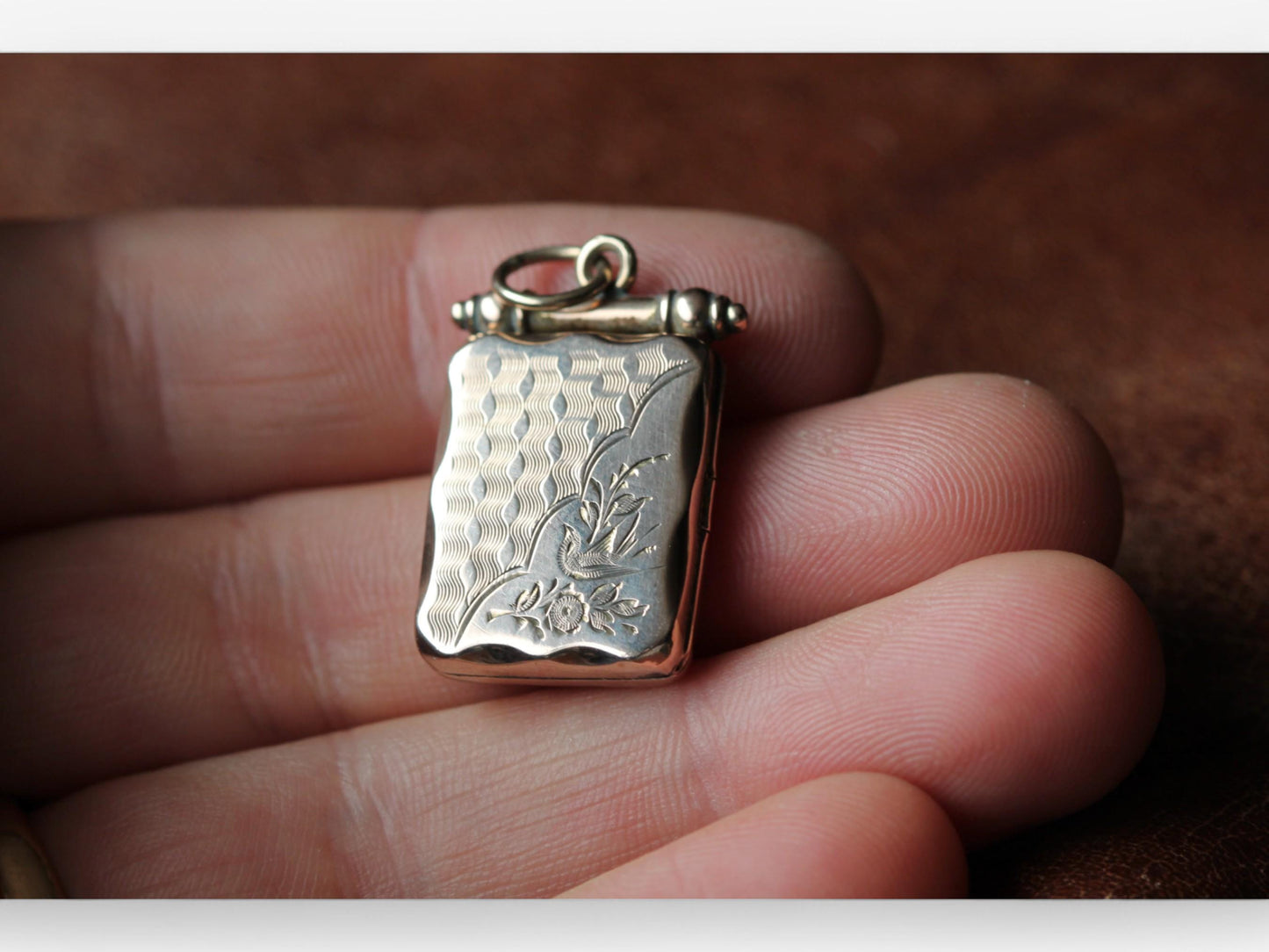 Antique 9ct Gold Swallow Locket