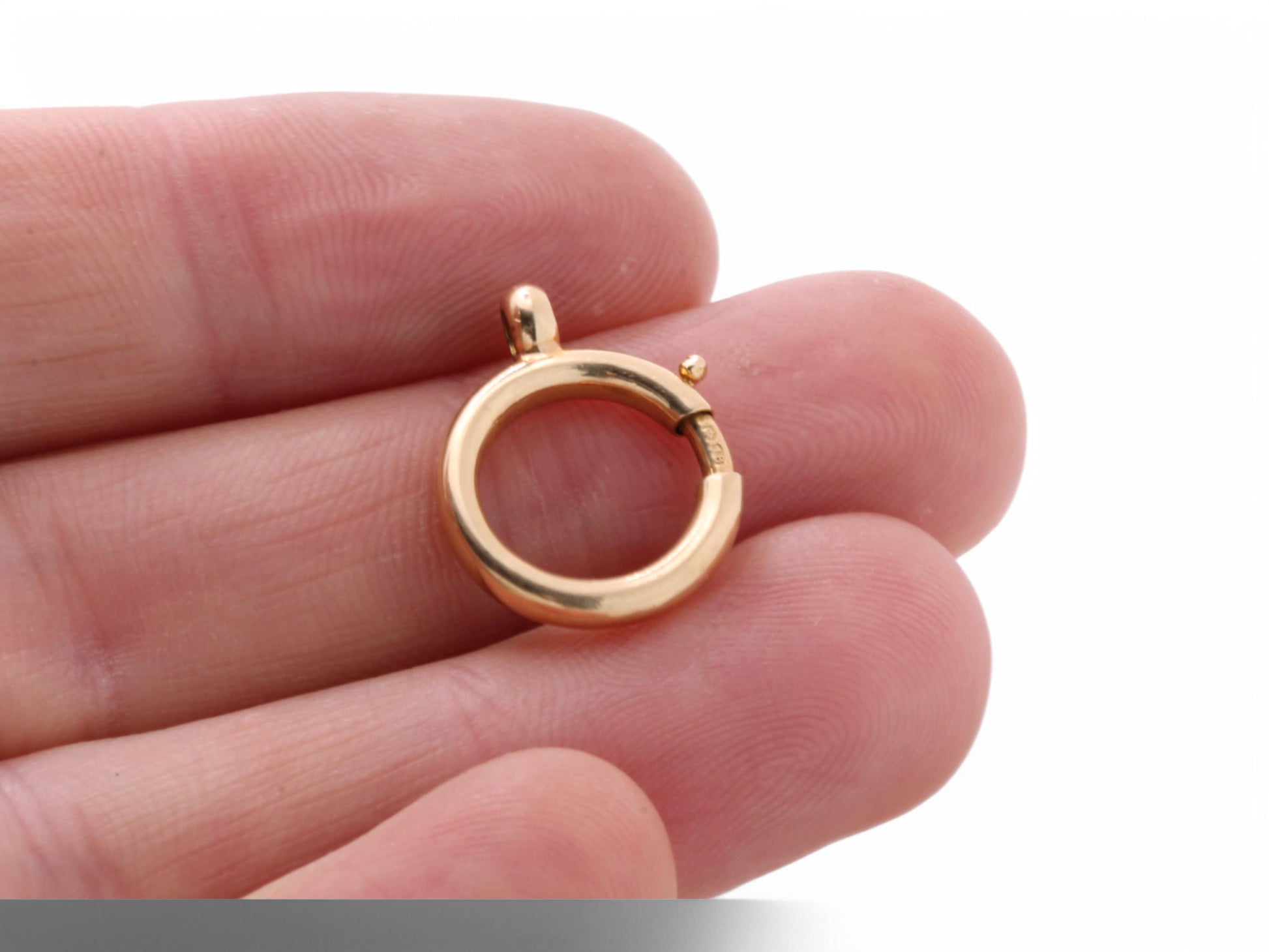 Antique-18ct-Gold-Large-Bolt-Clasp,-15mm