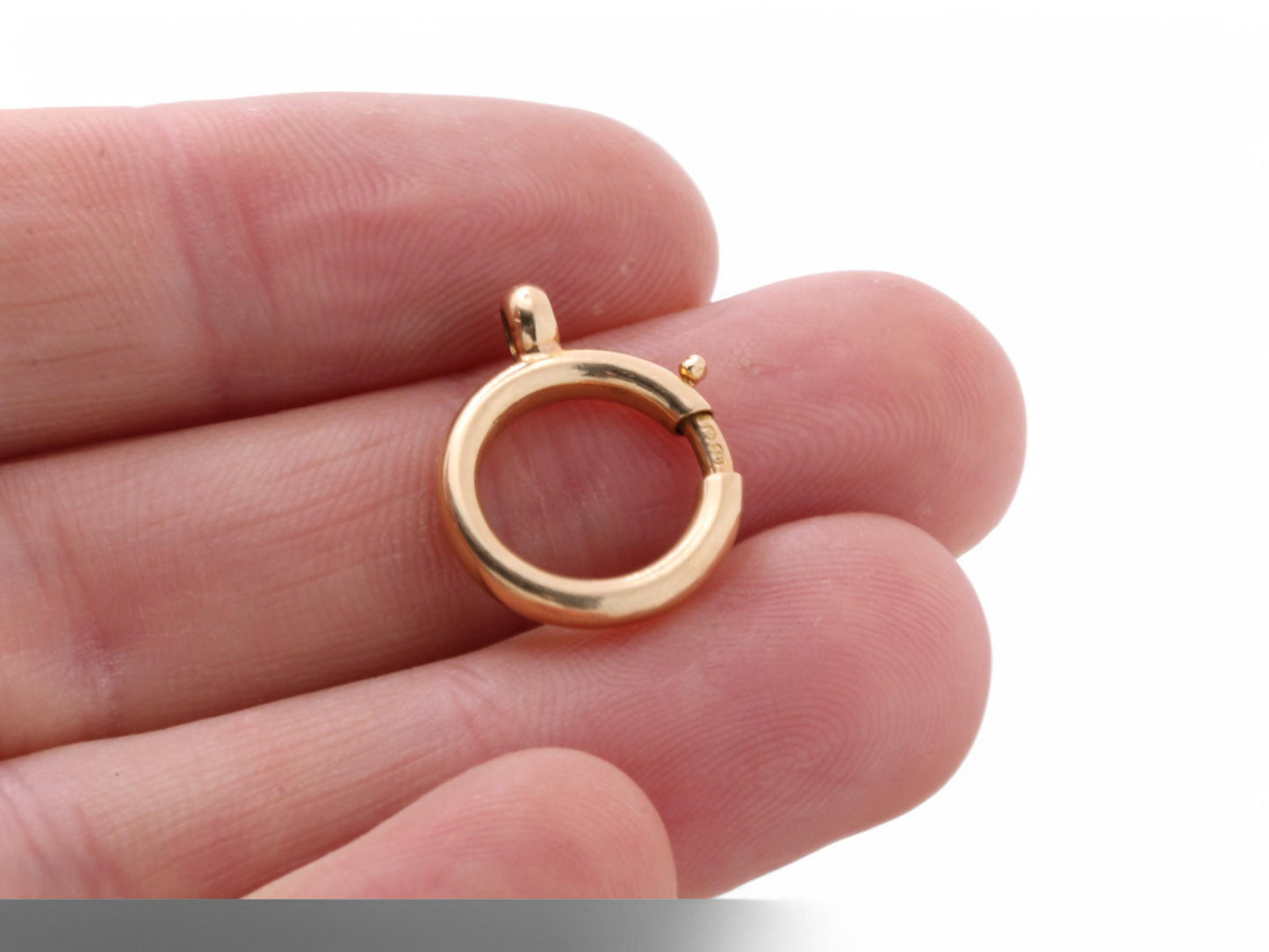 Antique 18ct Gold Large Bolt Clasp, 15mm