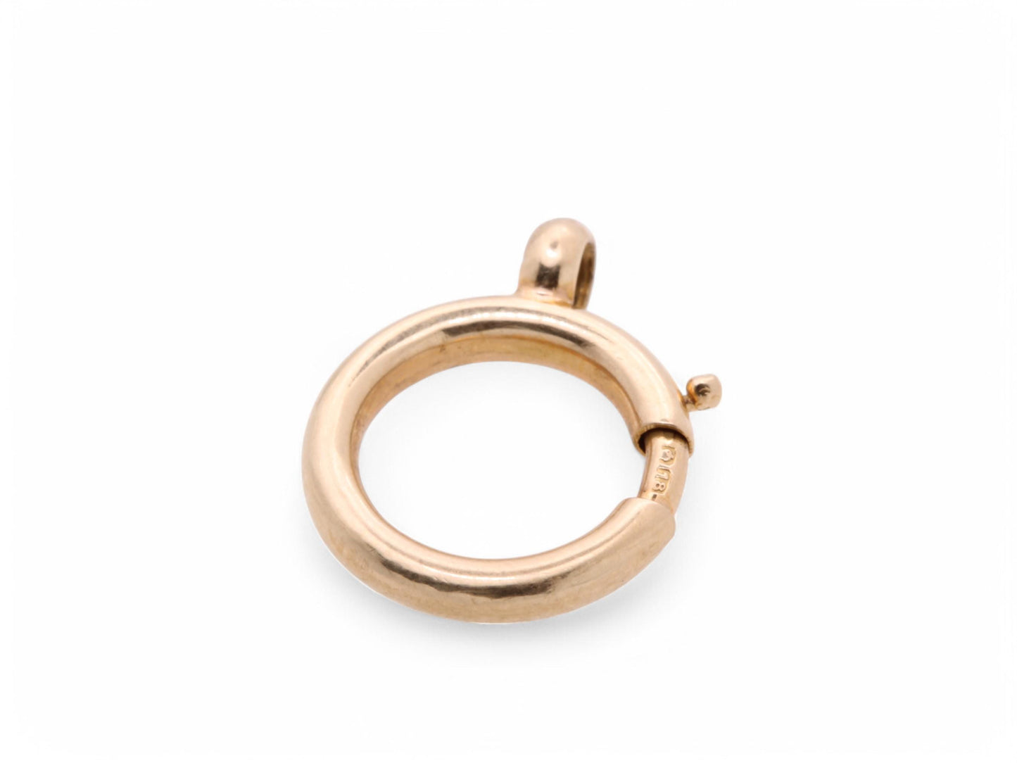 Antique 18ct Gold Large Bolt Clasp, 15mm