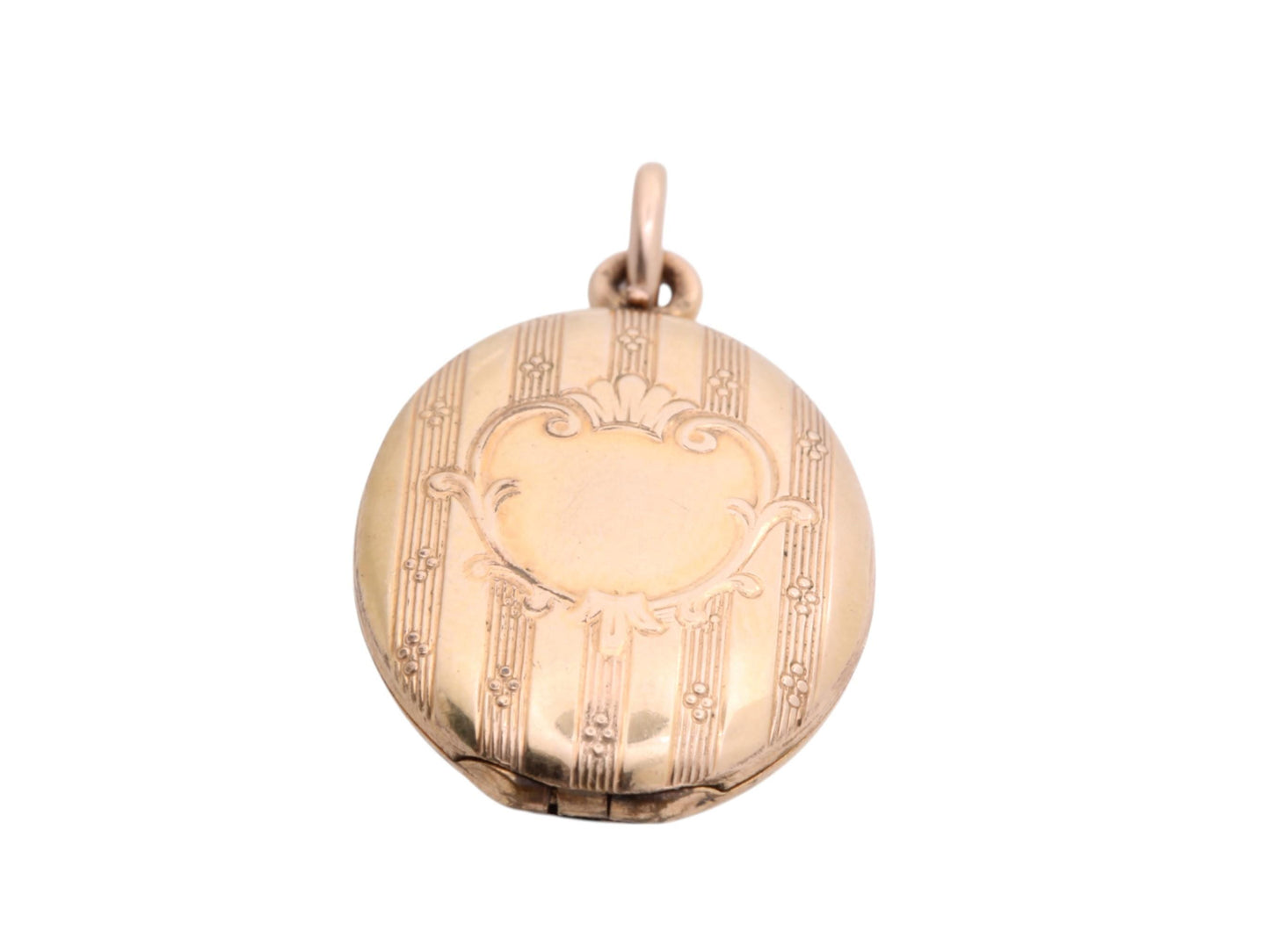 Antique 9ct Rolled Gold Clam Locket