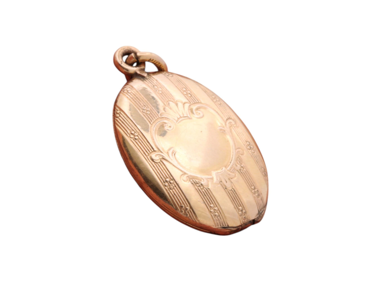 Antique 9ct Rolled Gold Clam Locket
