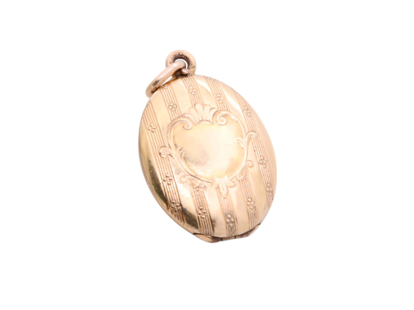 Antique 9ct Rolled Gold Clam Locket