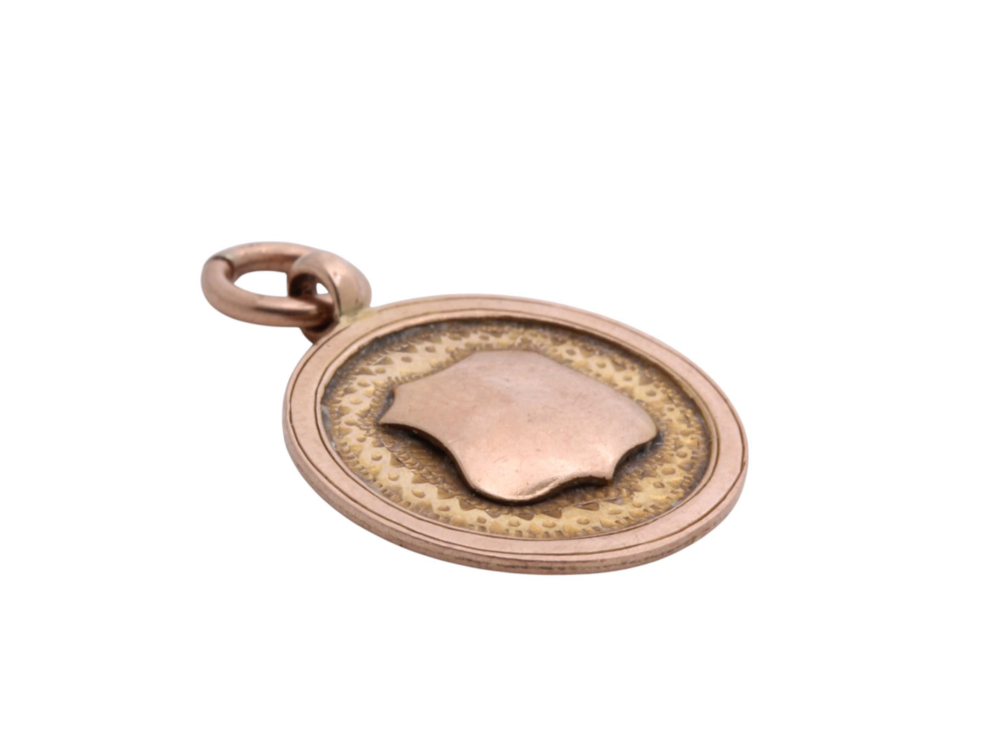 Antique 9ct Gold Shield Pendant