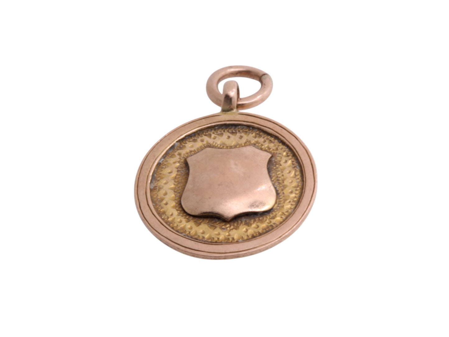 Antique 9ct Gold Shield Pendant
