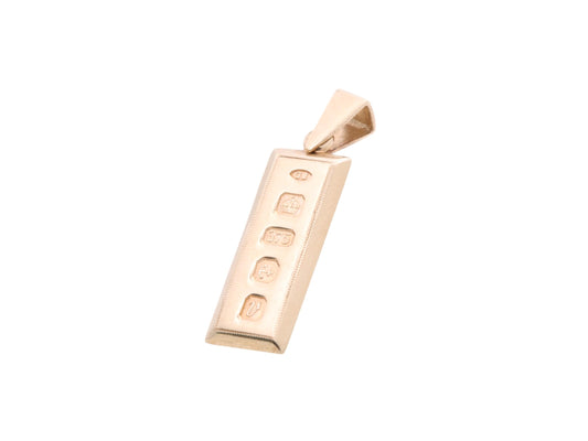 Antique 9ct Gold Ingot Pendant, 1995
