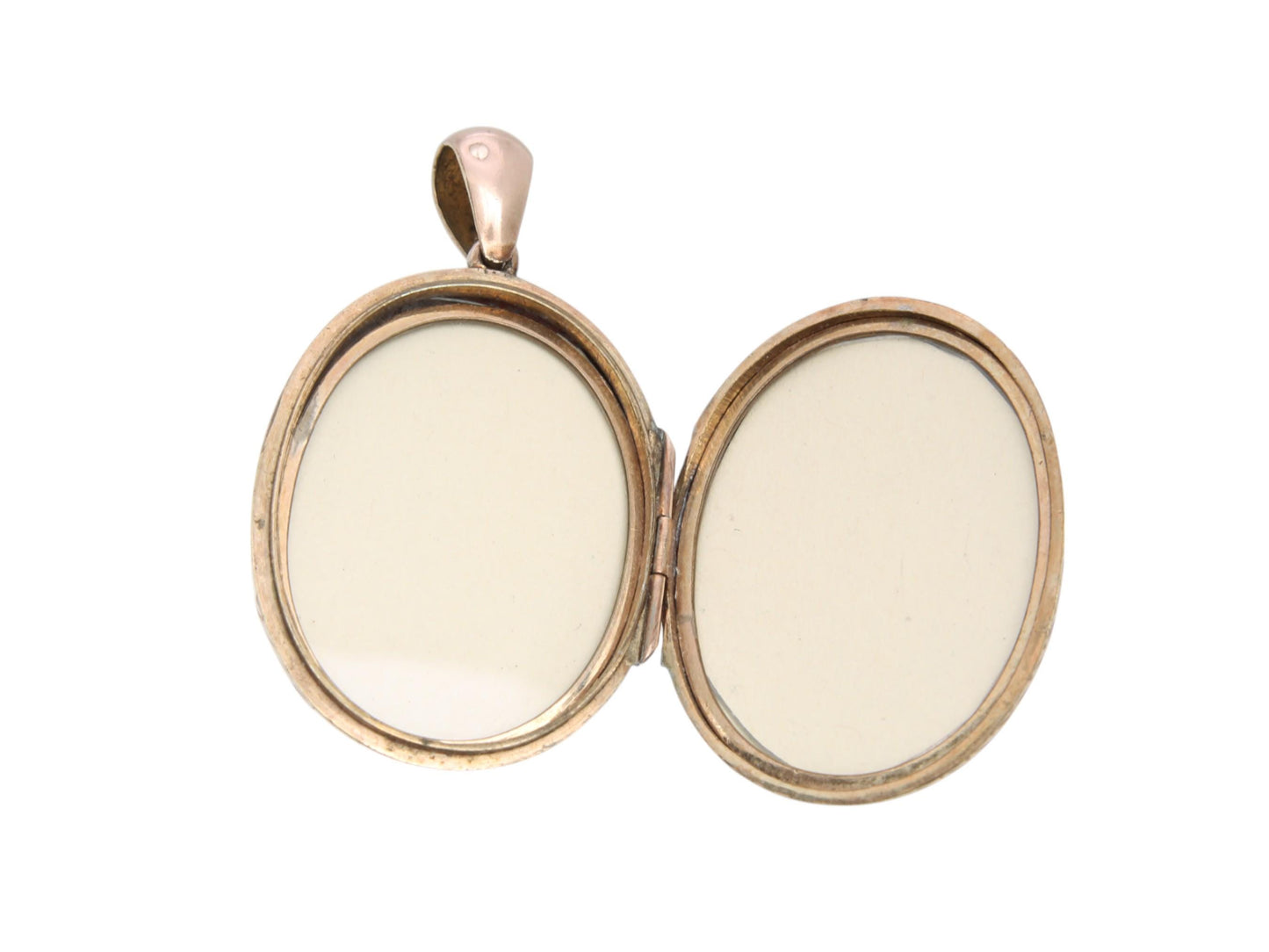 Antique-9ct-Gold-Chased-Forget-Me-Not-Floral-Locket