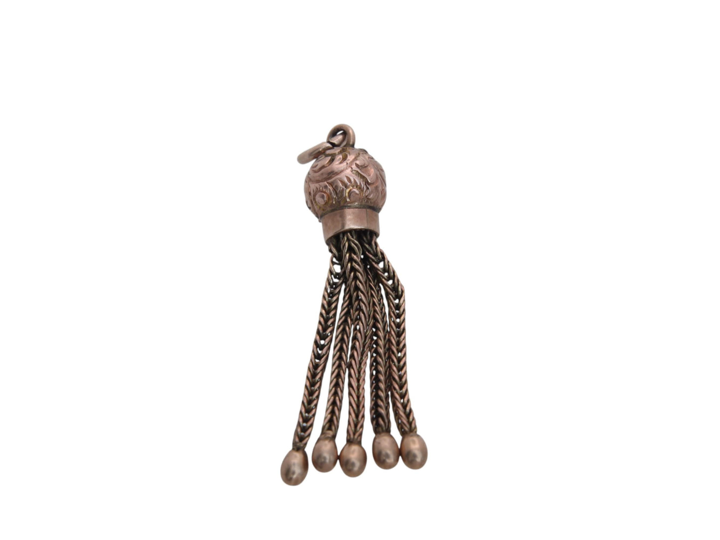 Antique-9ct-Gold-Rose-Gold-Tassel-Pendant