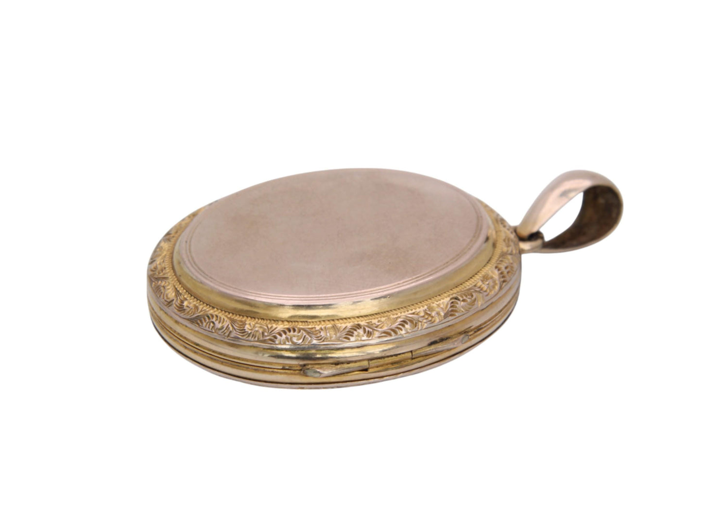 Antique 9ct Gold Blue Enamel Star Pearl Locket