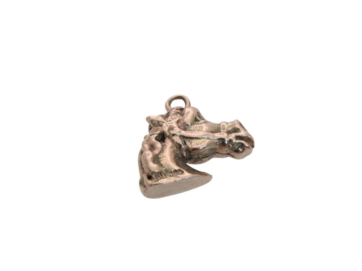 Vintage 9ct Gold Horse Head Charm Pendant