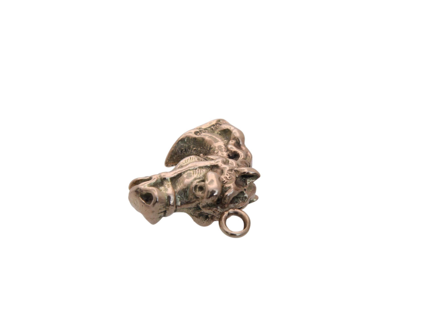 Vintage 9ct Gold Horse Head Charm Pendant