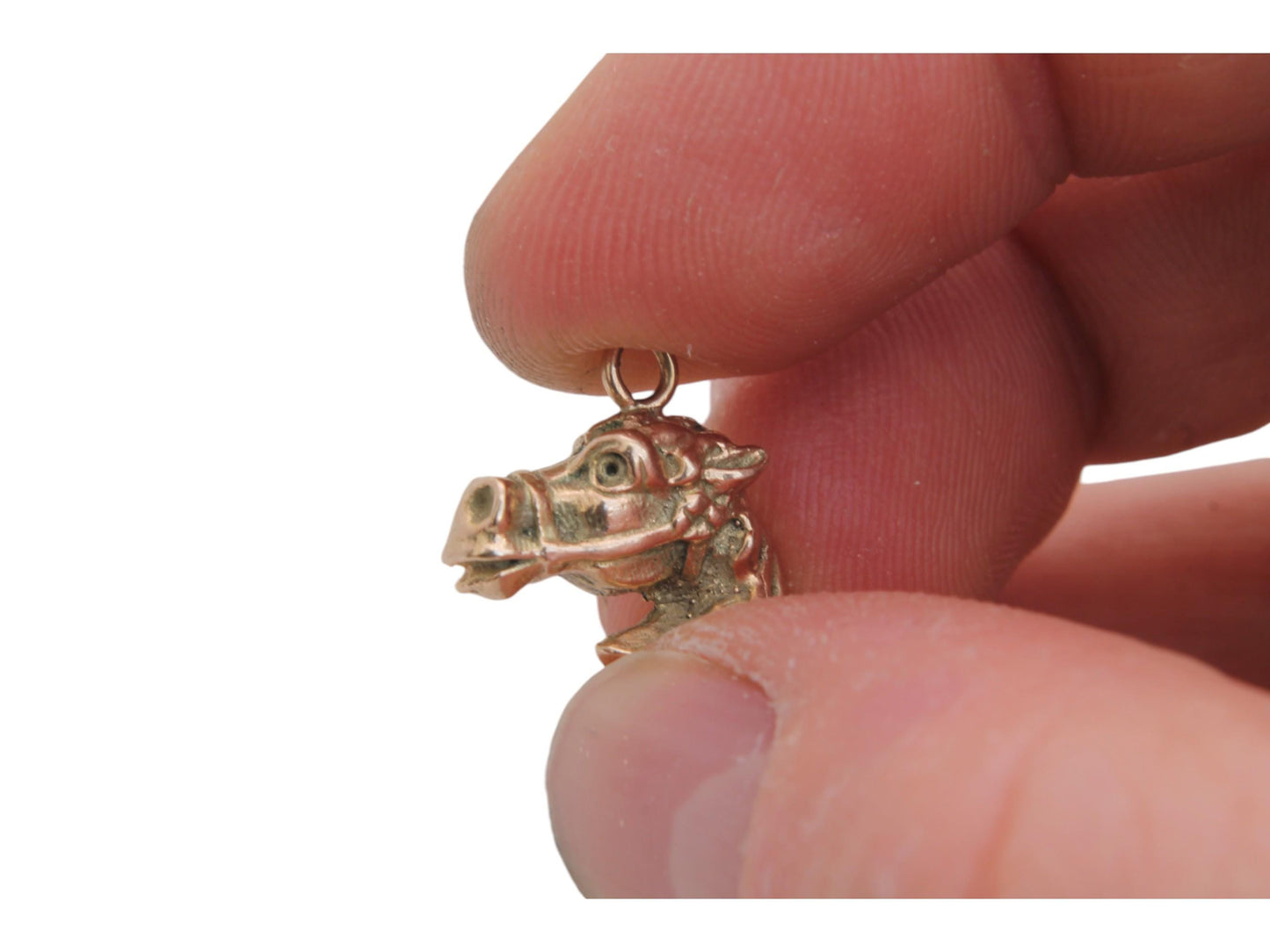Vintage 9ct Gold Horse Head Charm Pendant