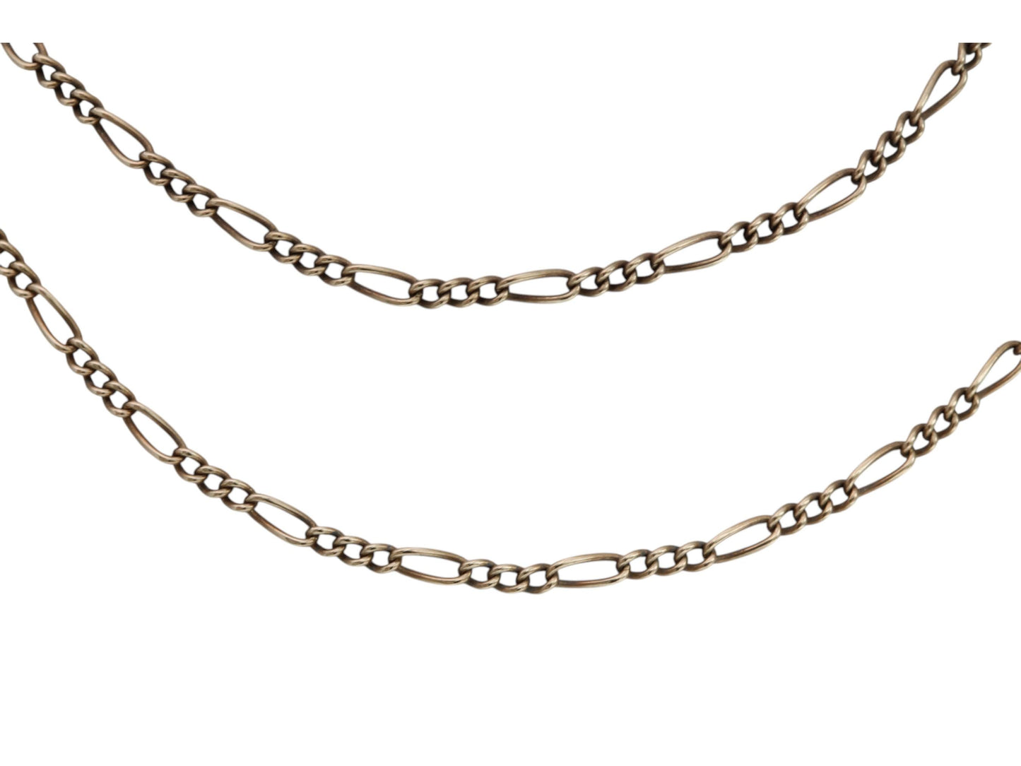 Vintage-9ct-Gold-Figaro-Link-Necklace,-18.75"