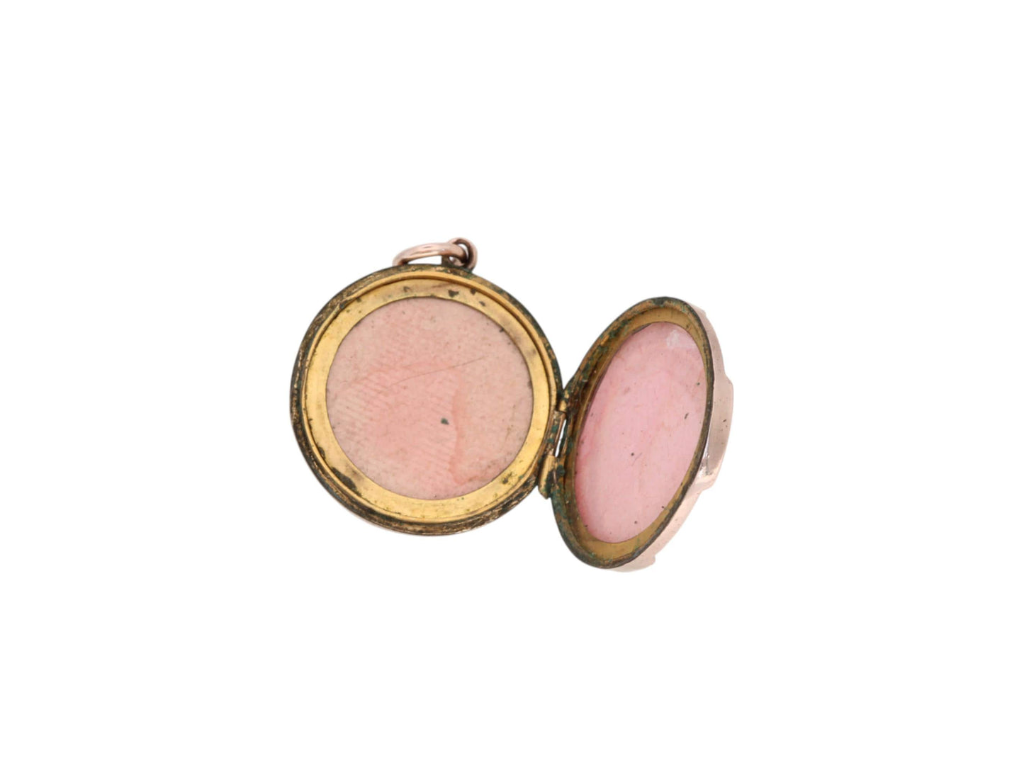 Antique 9ct Gold Forget Me Not Ivy Locket