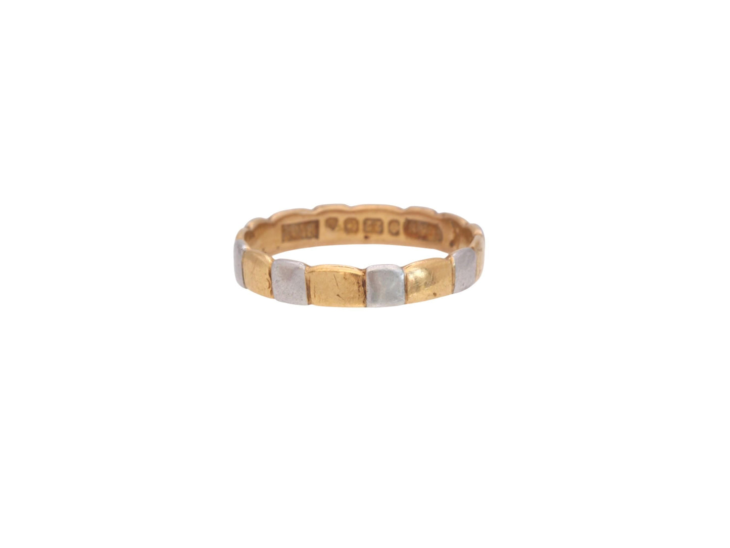 Vintage 22ct Gold & Platinum Ring