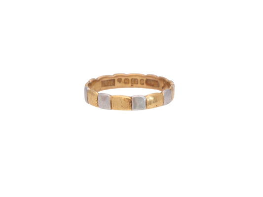 Vintage 22ct Gold & Platinum Ring