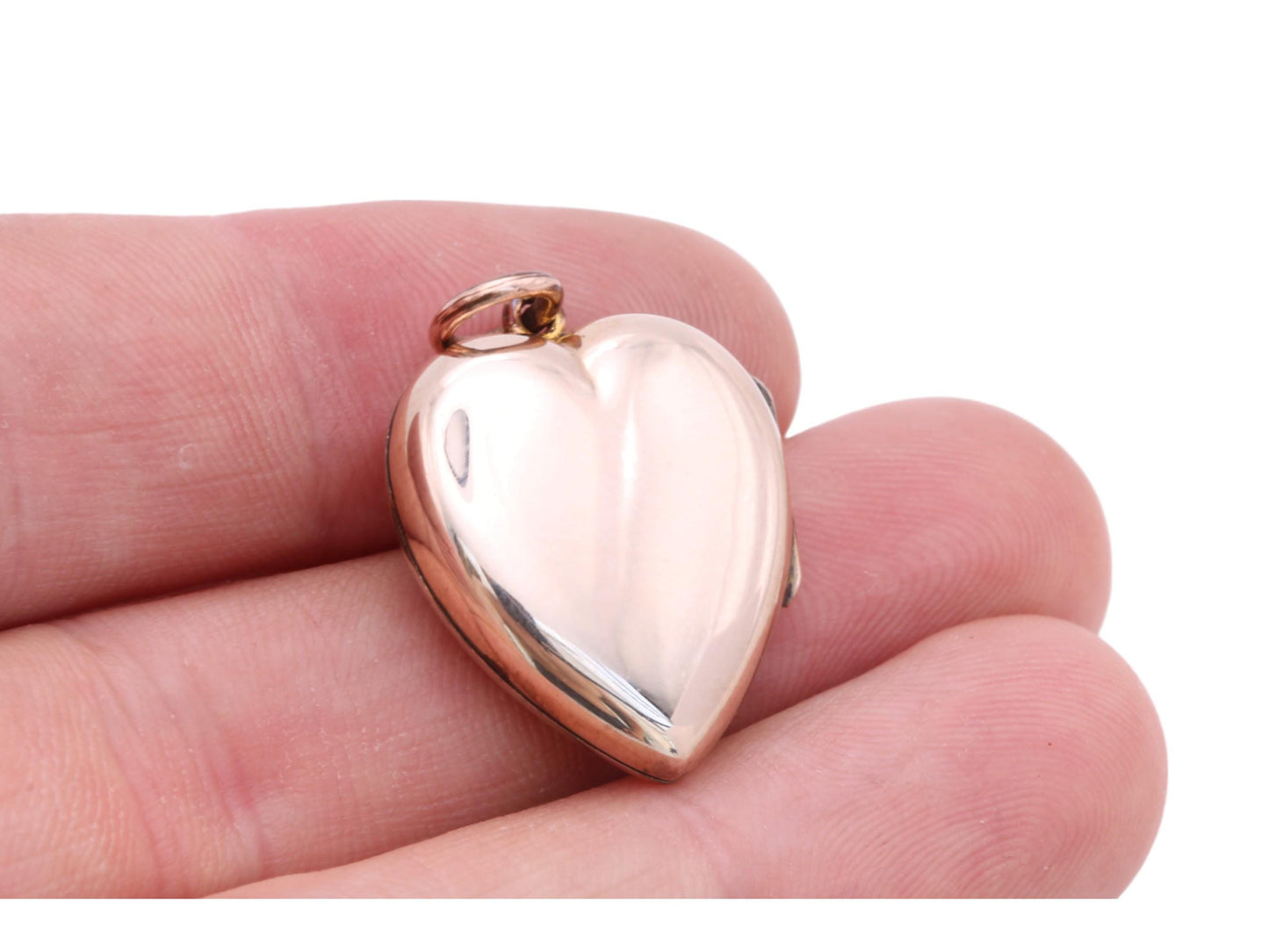 Antique-9ct-Gold-Blue-Paste-&-Pearl-Flower-Heart-Locket