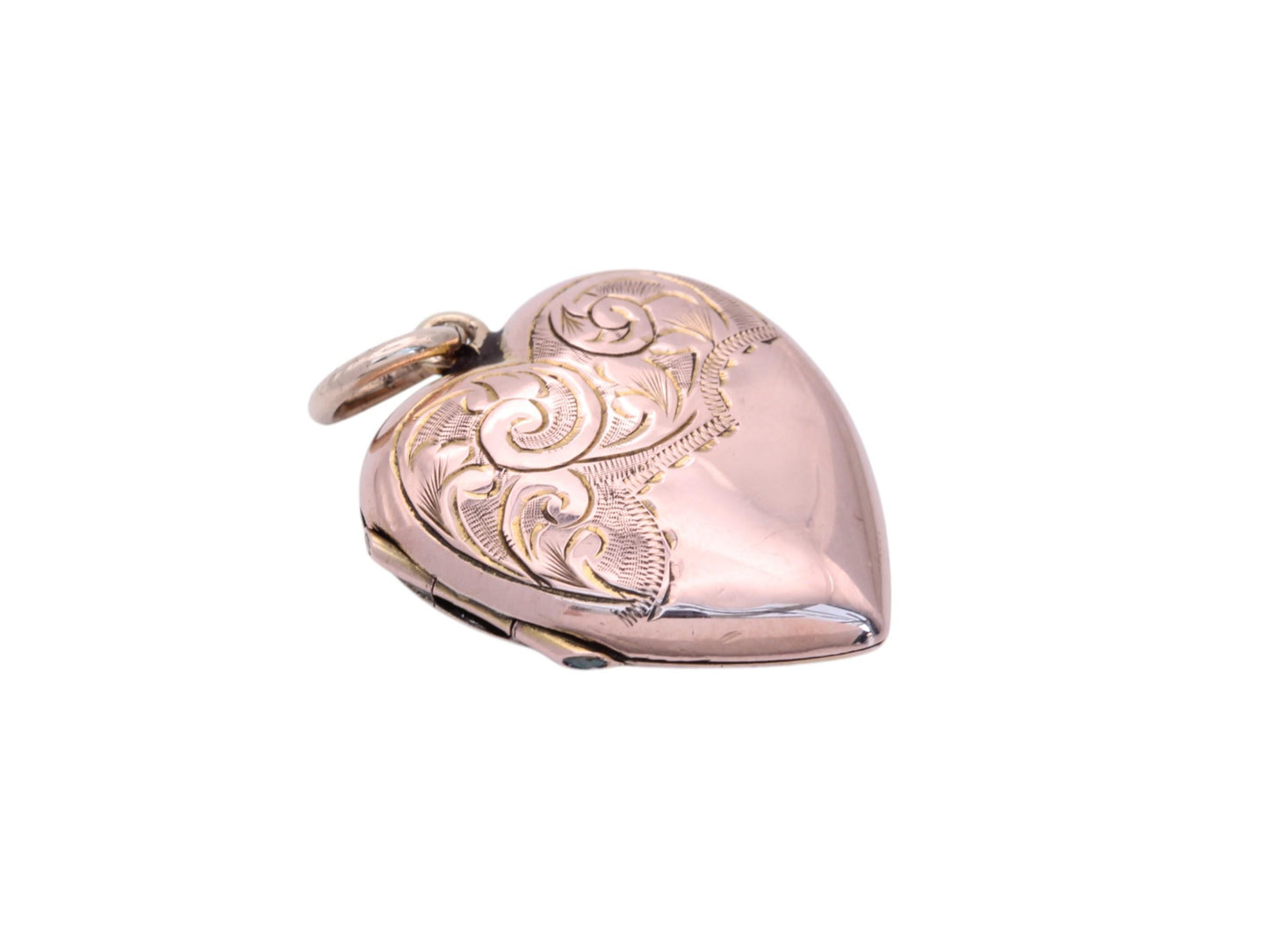 Antique-9ct-Rose-Gold-Heart-Locket