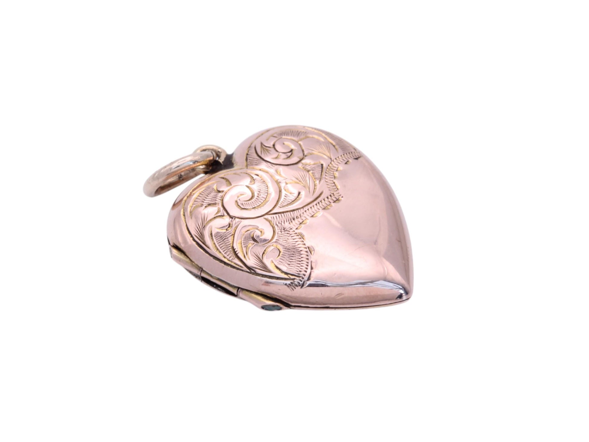Antique-9ct-Rose-Gold-Heart-Locket