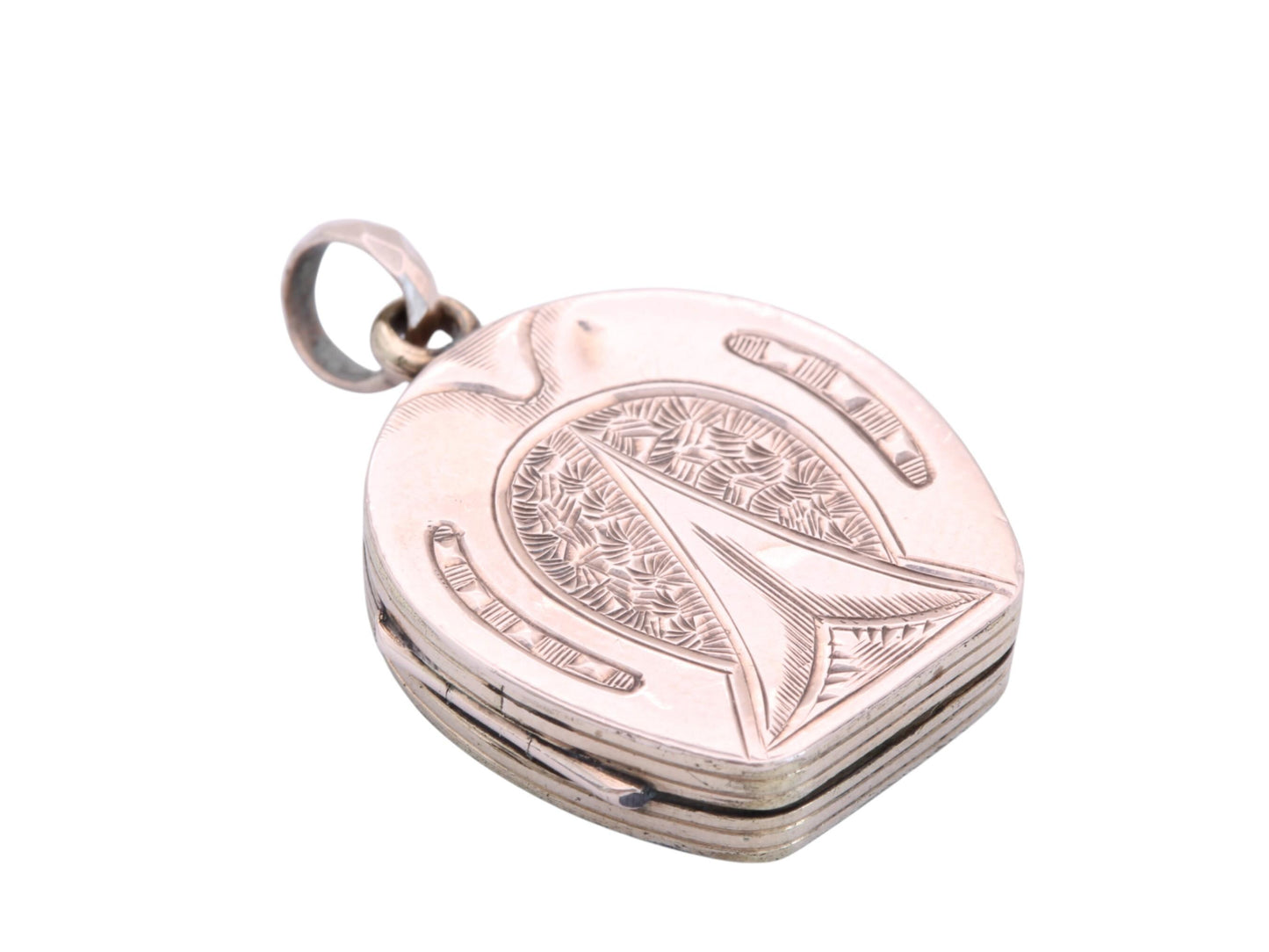 Antique 9ct Gold Lucky Horseshoe Locket
