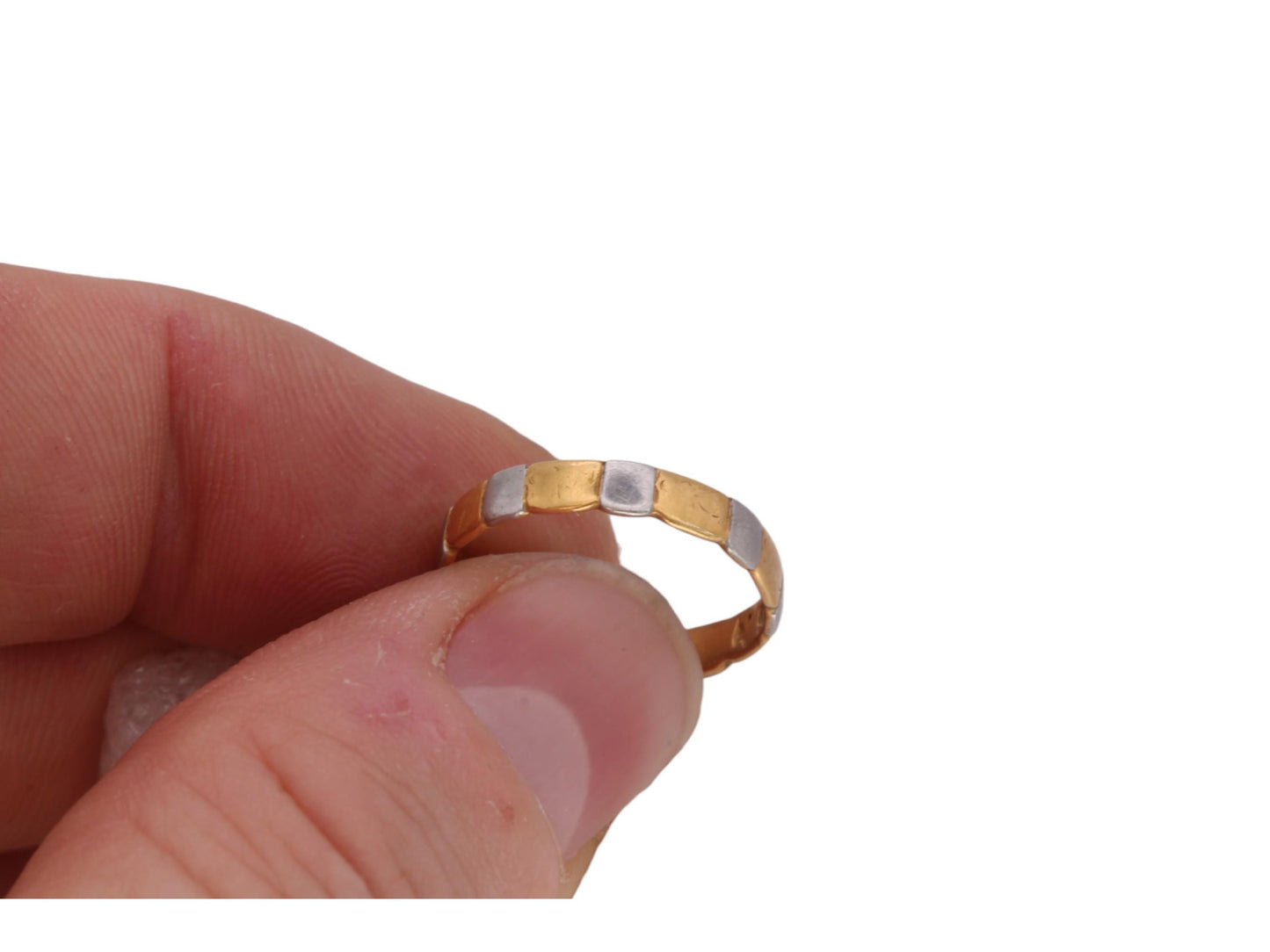 Vintage 22ct Gold & Platinum Ring