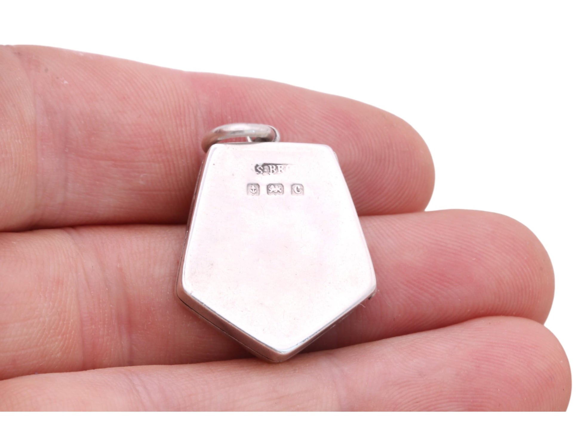 Antique-Sterling-Silver-Locket-With-A-Swallow-In-Reeds